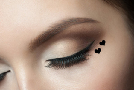 New Sexy Waterproof Double Head Black Wing Shape Eyeliner Seal