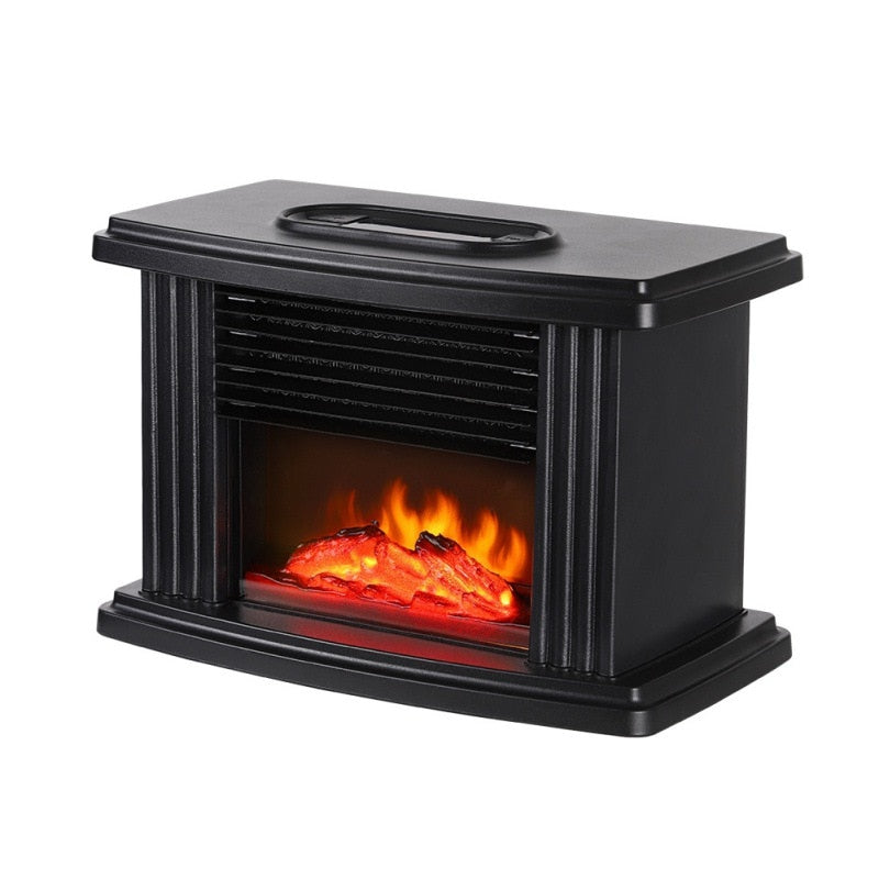 European Style Electric Fireplace Heater LED Flame Effect Stove 1000W With Remote Control