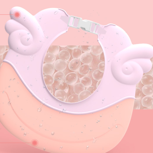 Waterproof ear protection for children's shampoo cap
