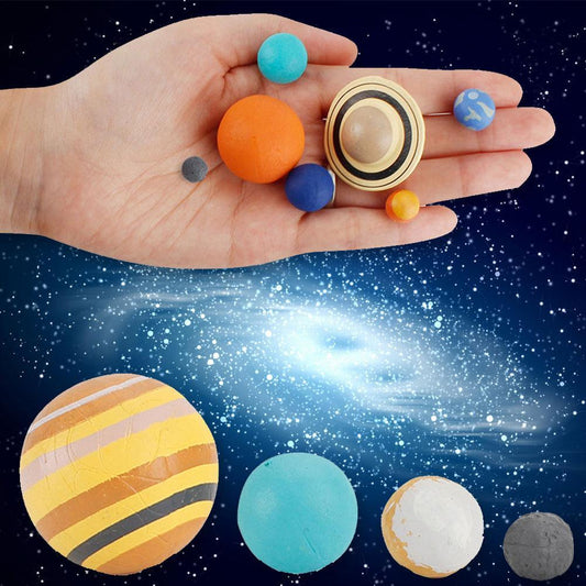 Simulation The Solar System Plastic Cosmic Planet System Universe Model Figures Teaching Materials Science Educational Toys