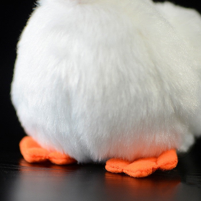 Simulation Cute White Duck Shape Plush Toy