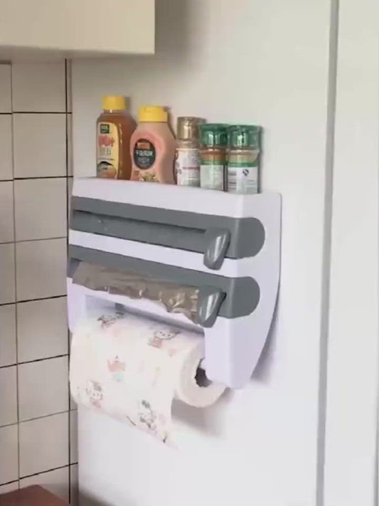 4-In-1 Kitchen Roll Holder Dispenser