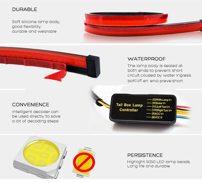 Brake Light Rear-end Collision Prevention Warning Light Rear Gear