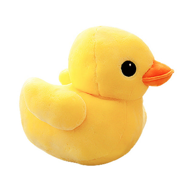 Small yellow duck plush toy