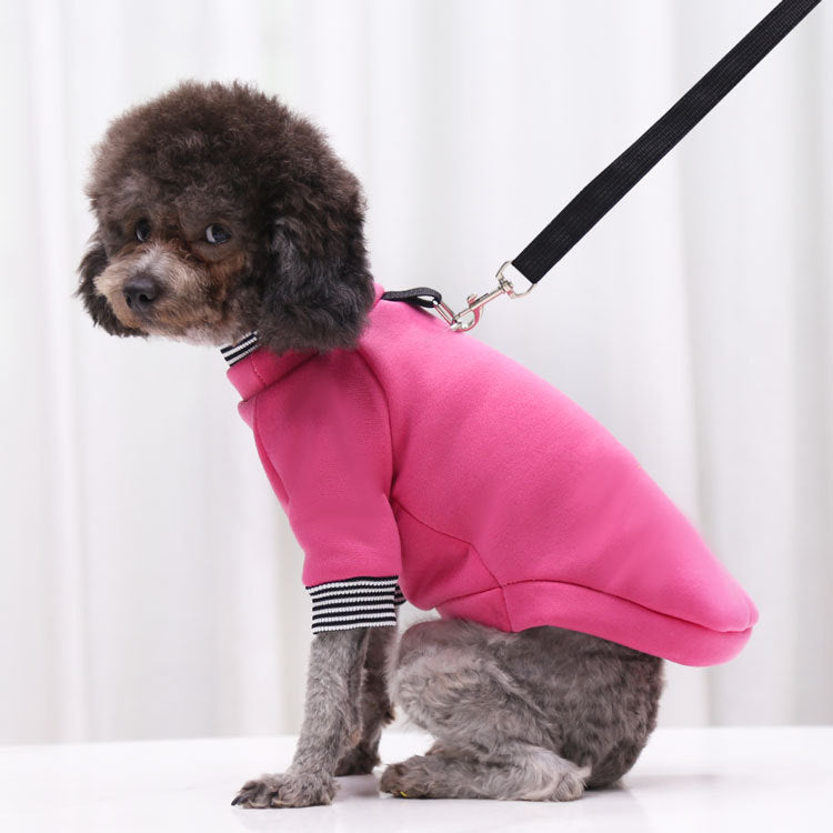 Tractionable Reflective Sweater Night Walking Dog Cat Pet Clothes