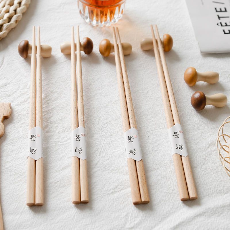 Japanese-style Cute Mushroom Chopsticks Stand