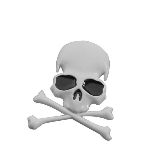 Car Metal Personality One Piece Skull Sticker