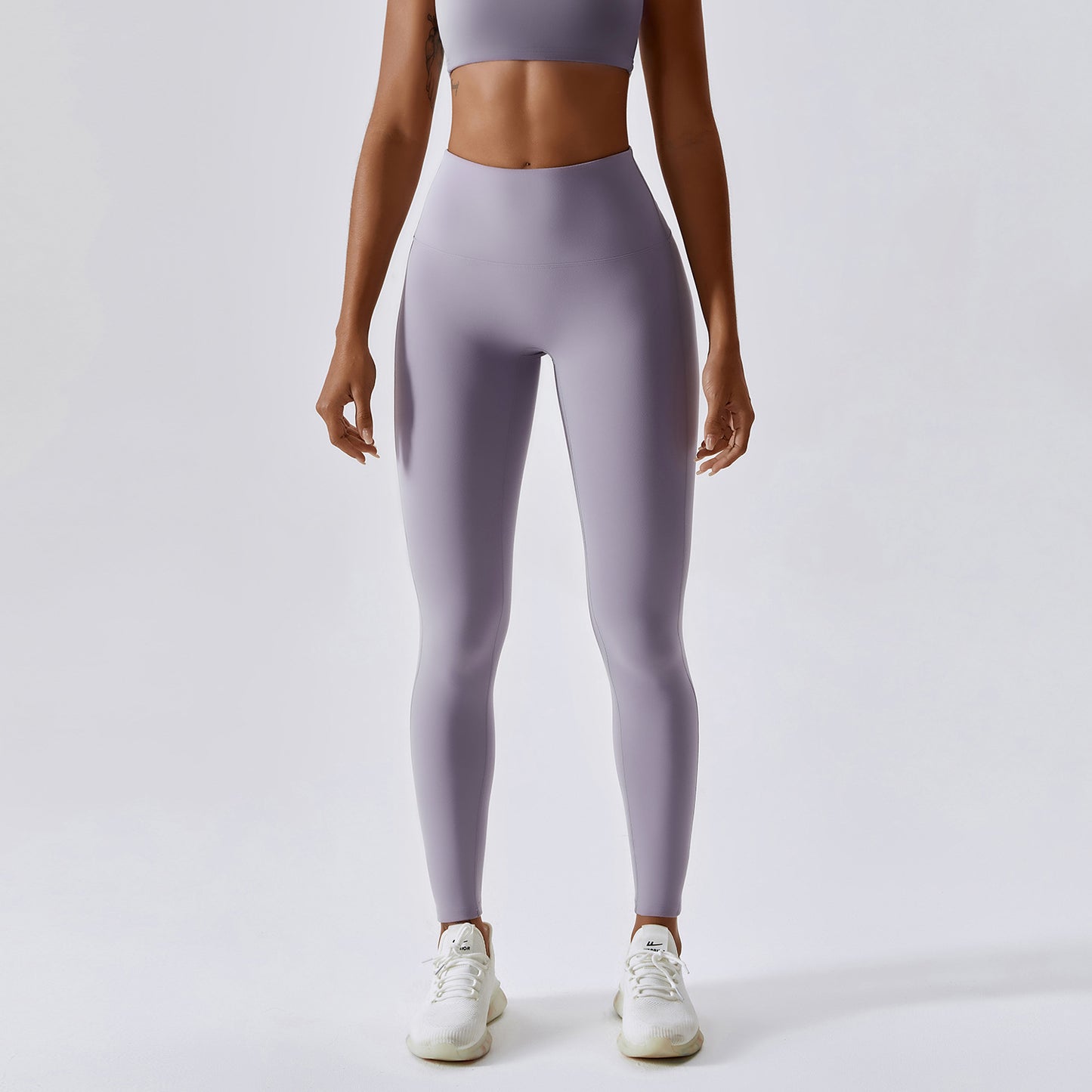 Nude Feeling Yoga Pants Hip-lifting Running Speed Dry Fitness Pants Candy Color High Waist