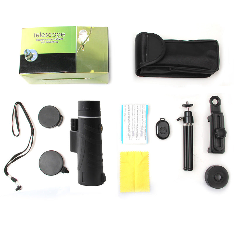 Full-light High-definition Photography With Monoculars And Large