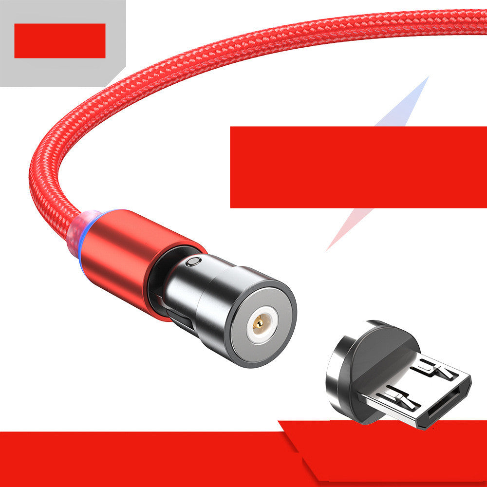 Compatible with Apple , Degree Rotating Magnetic Data Cable