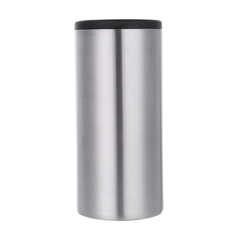 Double Layer 304 Stainless Steel 12oz Bottle Cold Storage Tank