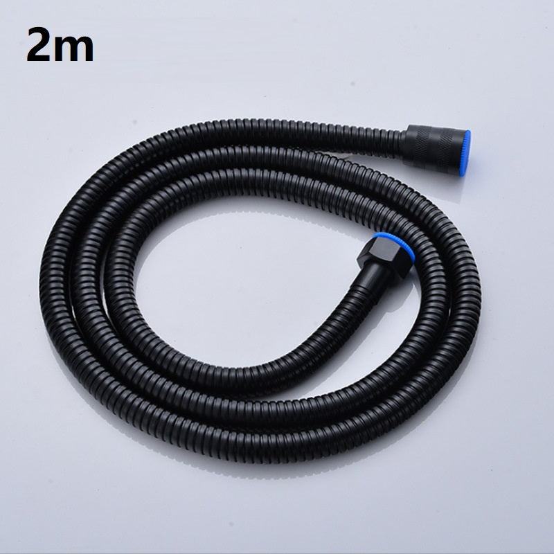 Black Stainless Steel Ordinary Soft Shower Hose