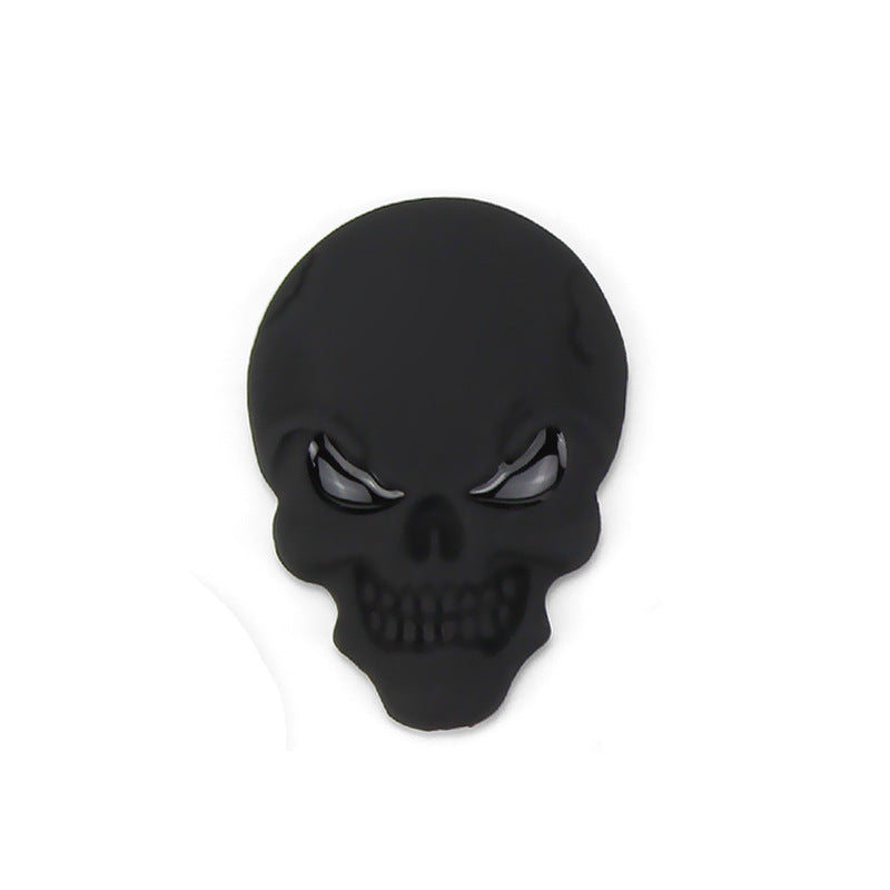 Car Metal Skull Sticker Body Sticker Red Eye Ghost Head