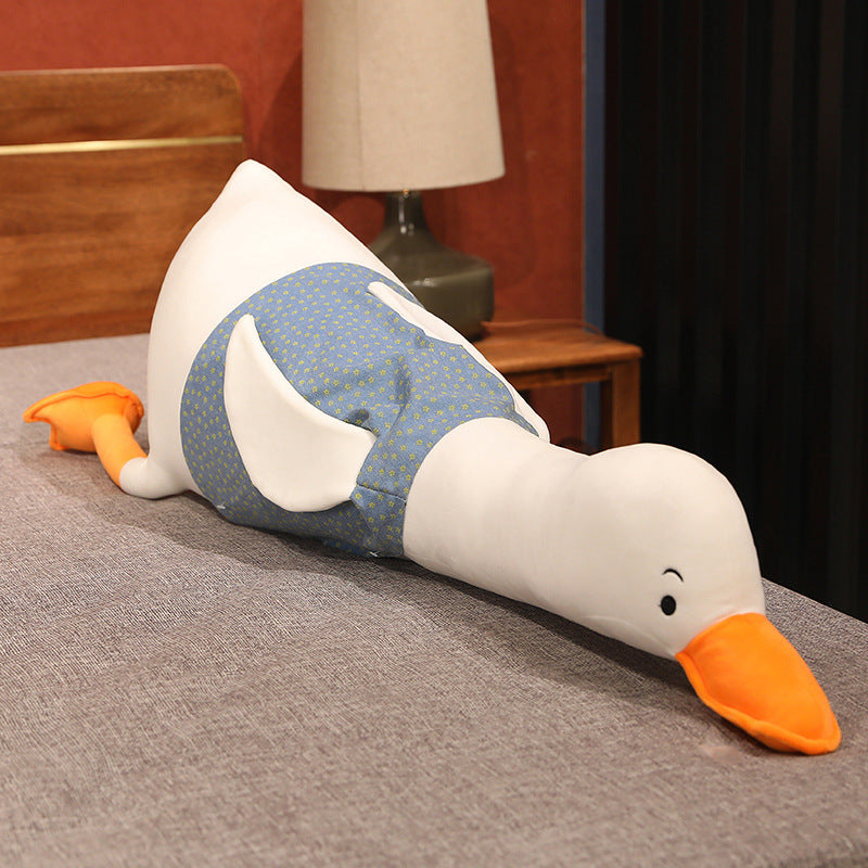 Simulation Of Oversized White Goose Lying Down Pillow