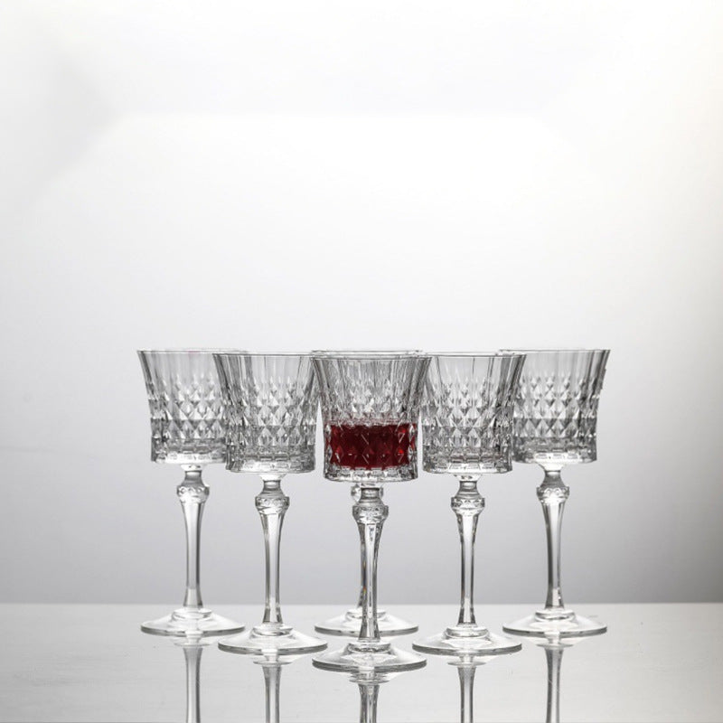 European 201-300ml Banquet Grape Goblet Red Wine Glass