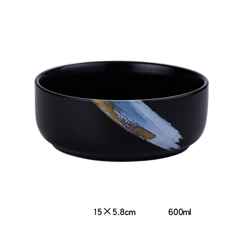 Creative Nordic Personality Simple Ceramic Western Food Bowl