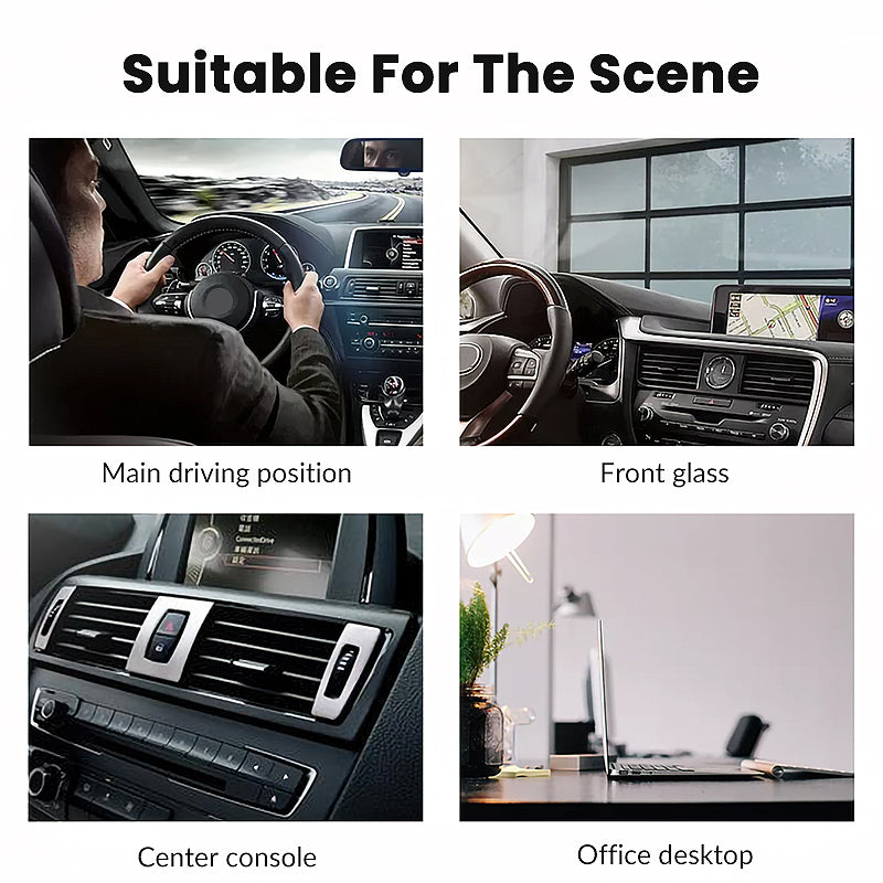 Gravity Magnetic Car Phone Holder Suction Cup Adjustable Universal Holder