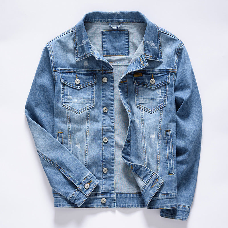 Men's Casual Versatile Denim Jacket Top