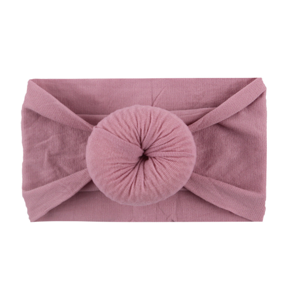 Baby Nylon Children's Soft Ball Stockings Wide Hair Band Turban - globaltradeleader