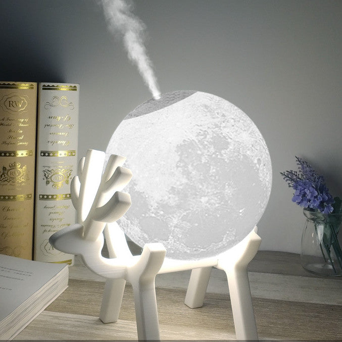 Creative multi-function USB atmosphere night light humidifier