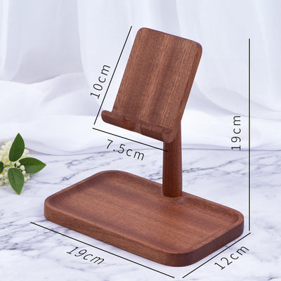 Solid Wood Creative Bed Mobile Phone Lazy Bracket Home