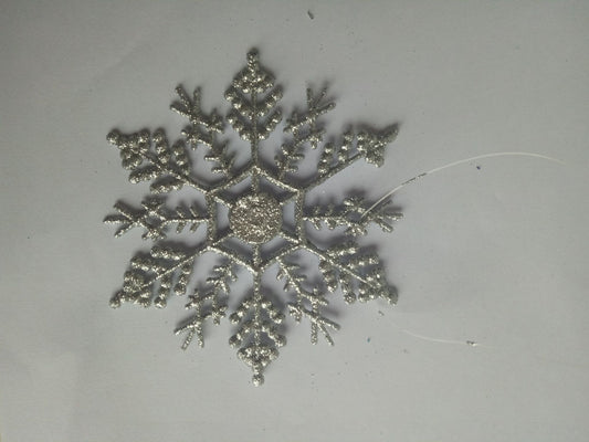 Christmas decorations, acrylic 10CM snowflakes, Christmas necessities, Christmas tree hanger powder wholesale
