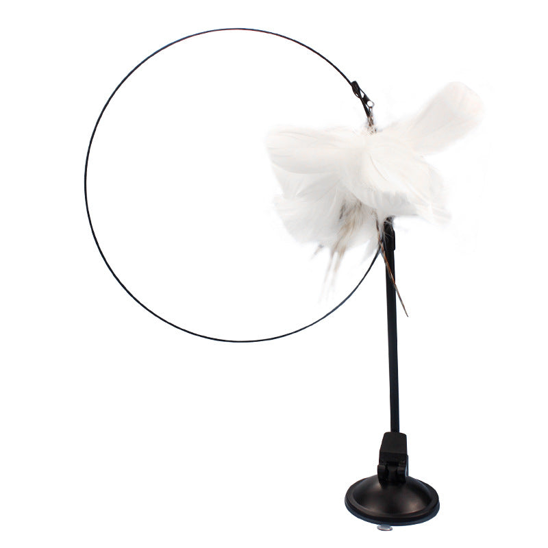 Cat Funny Cat Stick Feather With Bell