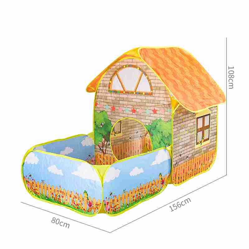 Garden House Ball Pool Children's Tent Cows