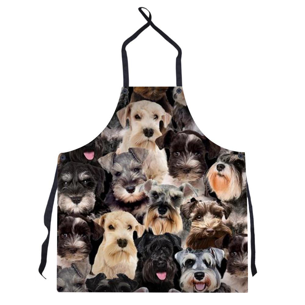 New Style Print Burst Uniform Solid Color Apron