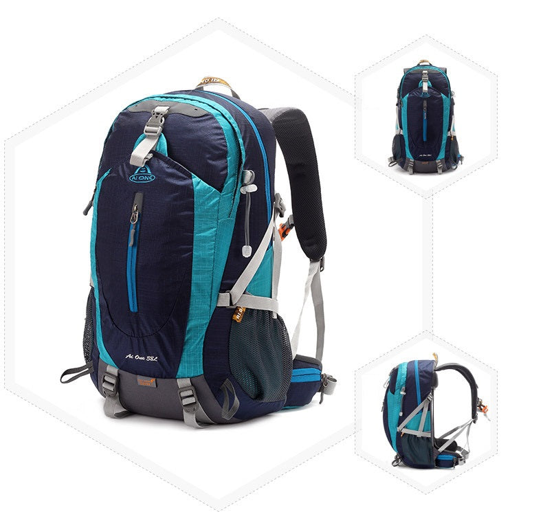 Outdoor Sports Mountaineering Hiking Leisure Travel Nylon Backpack