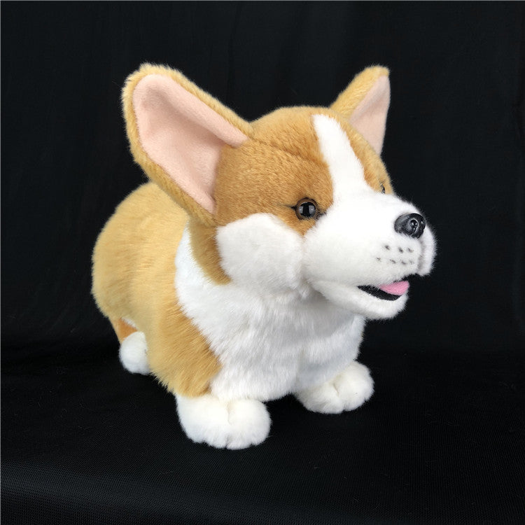 CorgiSimulation Corgi Dog Plush Doll Cute Puppy Dog Children Doll Doll Ornaments