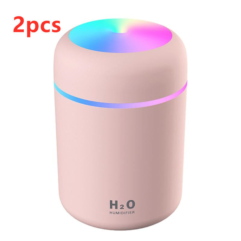 Portable USB Car Air Purifying Humidifier Colorful Cup