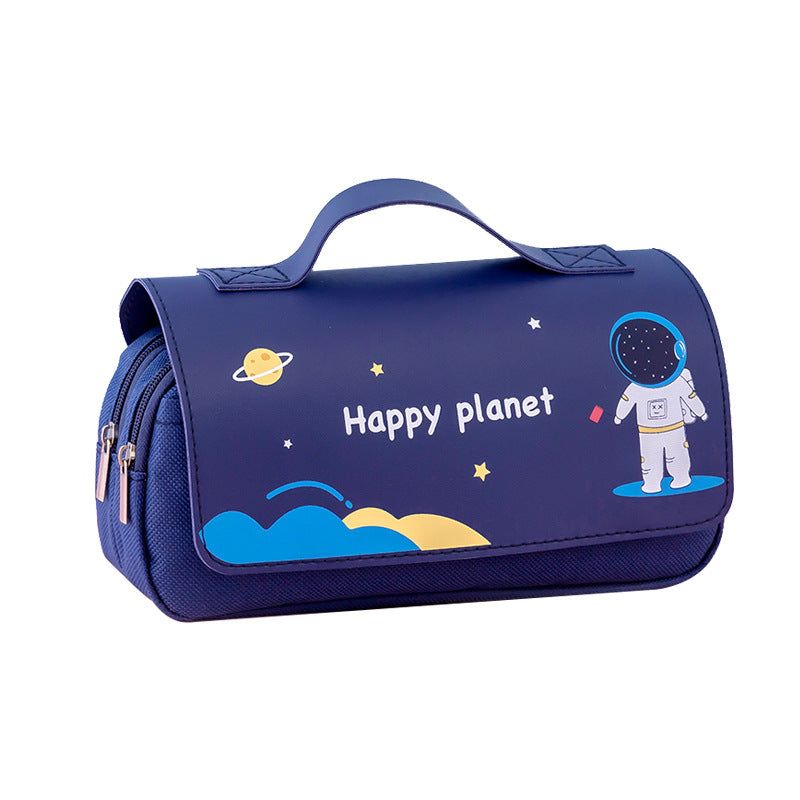 Large-capacity Pencil Case Cute Portable Cartoon Creative Multi-function