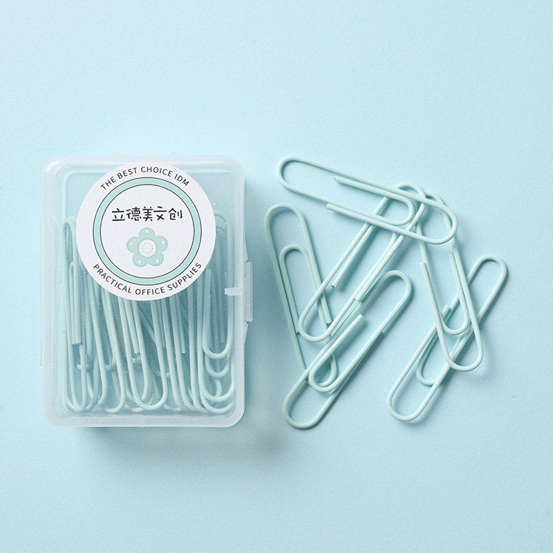 Macaron Color Paper Clip Creative Office Products