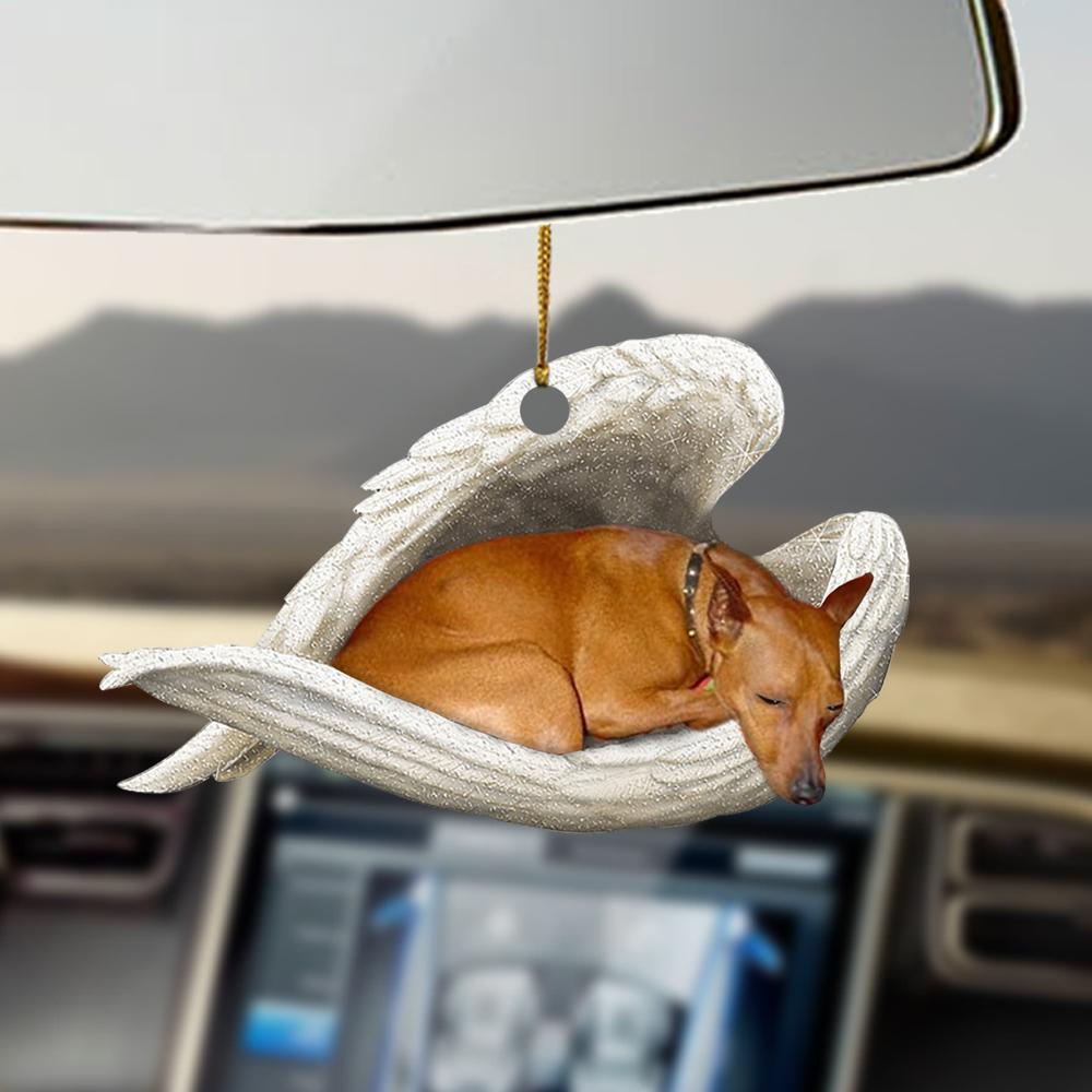 Car Pendant Sleeping Dog Angel Home Decor Acrylic Showcase Hanging Ornaments For Doors