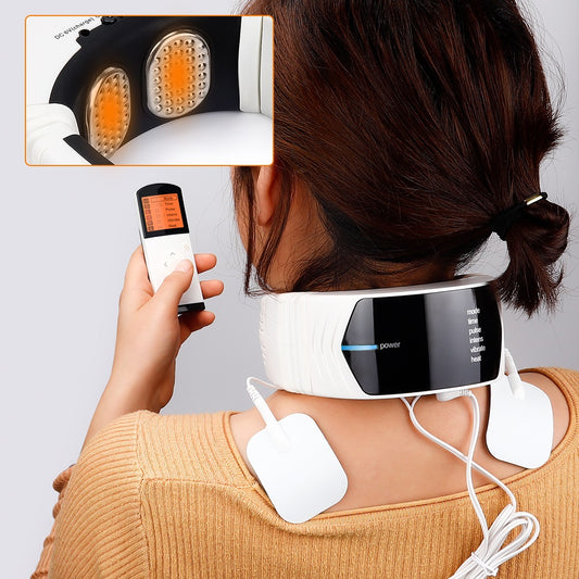 Household Cervical Spine Heating Pulse Health Care By Multifunctional Neck Protector Remote Control