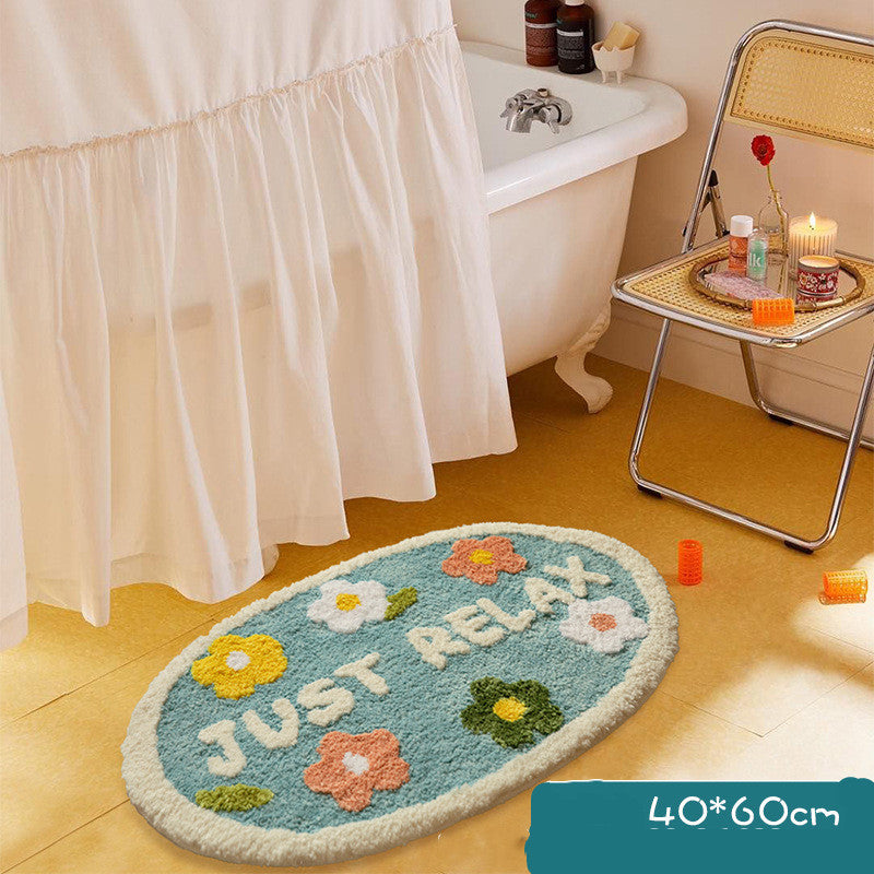 Non Slip Mat Household Cute Panda Bathroom Absorbent Mat