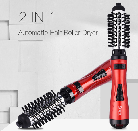 Professional Hair Dryer Rotary Brush Machine 2 in 1 Multifunction