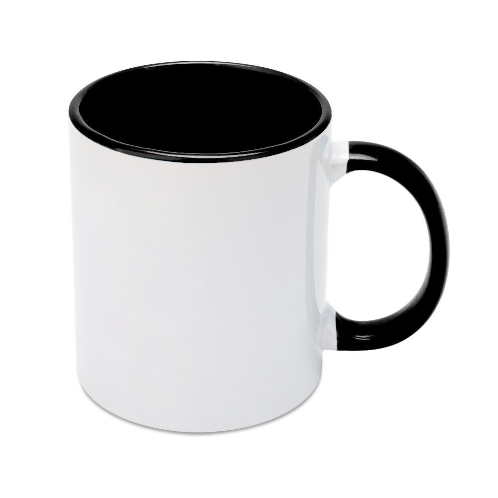 Colored Mug Interior And Handle