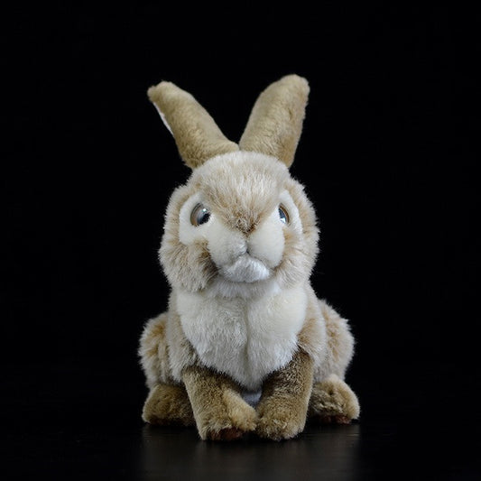 Cute Bunny Plush Play Super Cute Brown Hare Doll