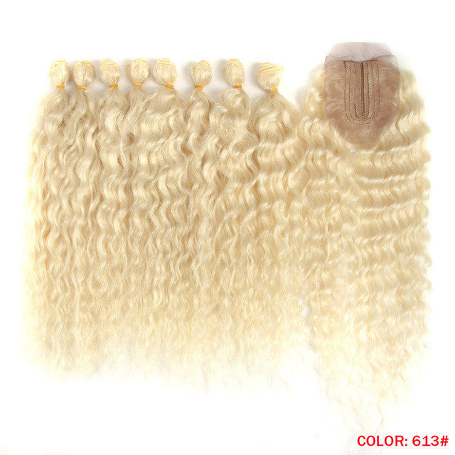 Fake High Temperature Silk Chemical Fiber Suit For Long Curly Hair