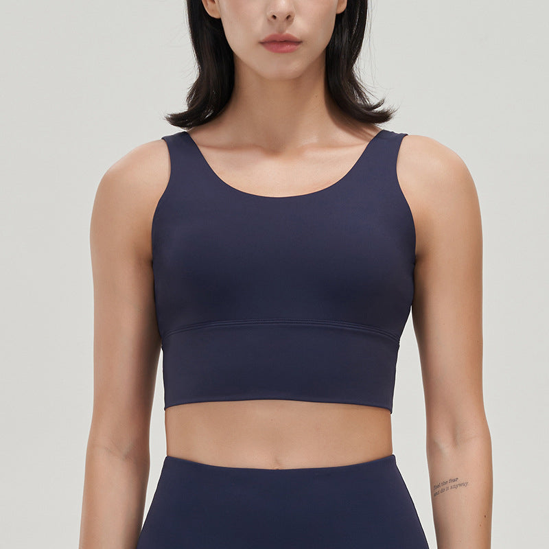 Yoga Deep V Bra Fitness High-neck Vest