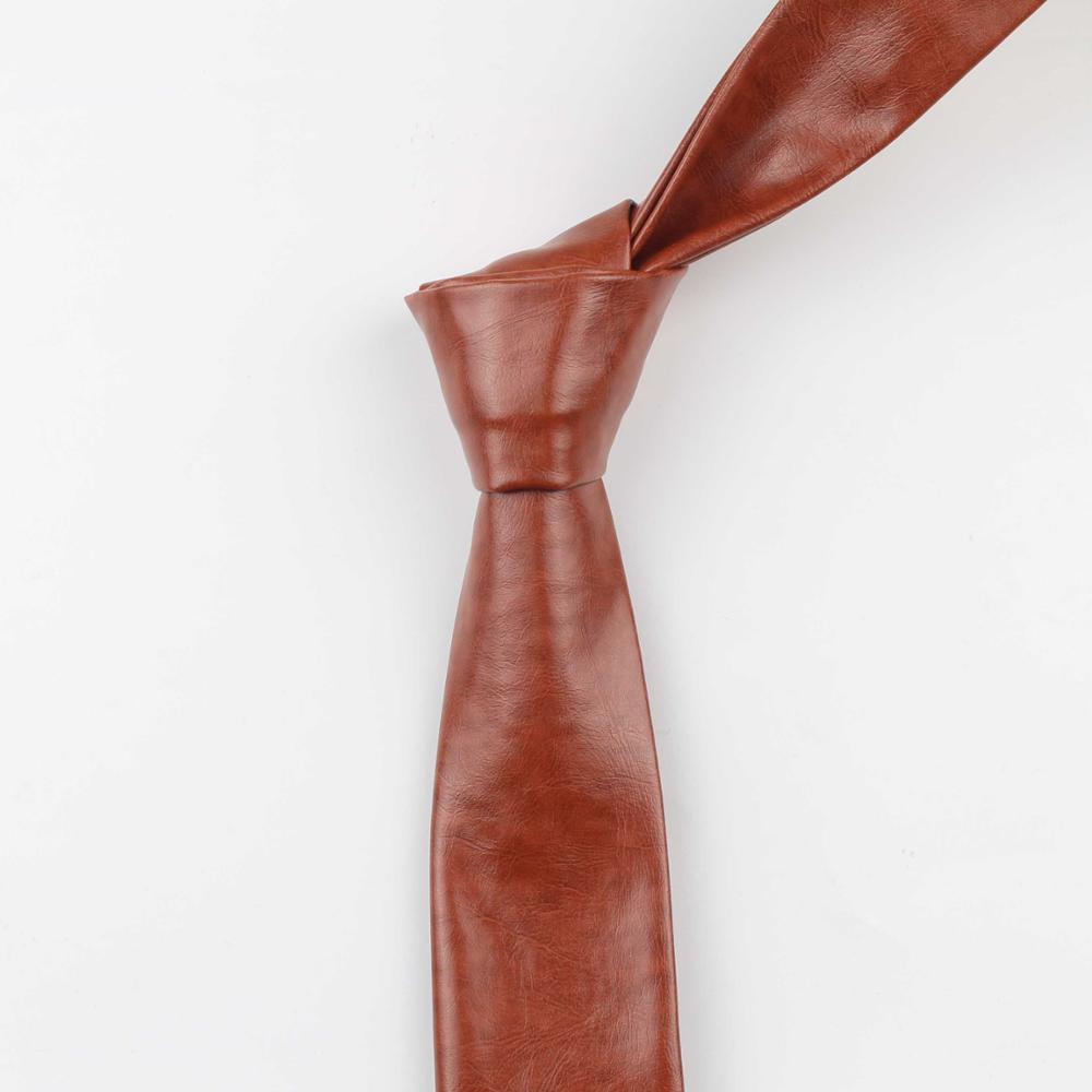 Solid British business leather tie