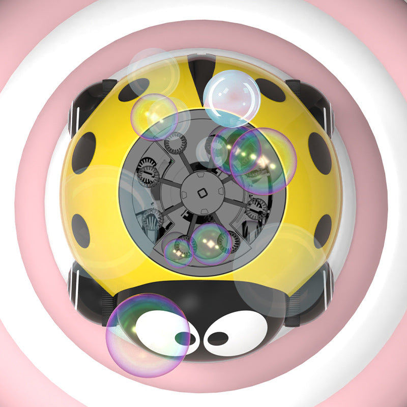 Children's Q Cute Beetle Bubble Machine Electric Light Cable
