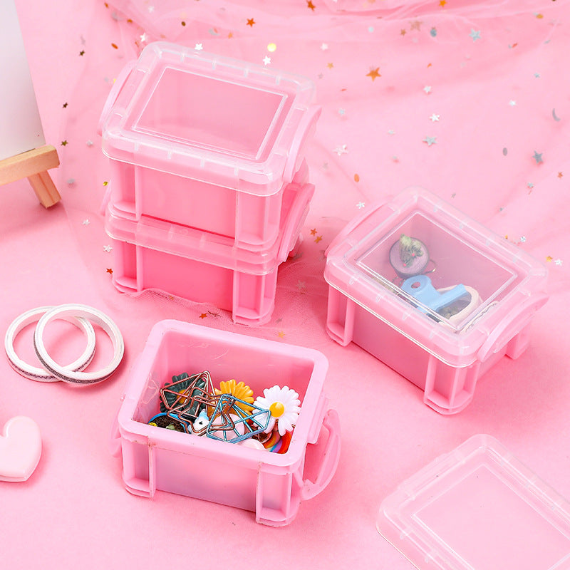 Creative Mini Portable Girls Ring Earrings Jewelry Box