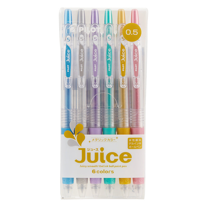 Official Direct Juice Baiguole Gel Pen 0.5 6 Colors