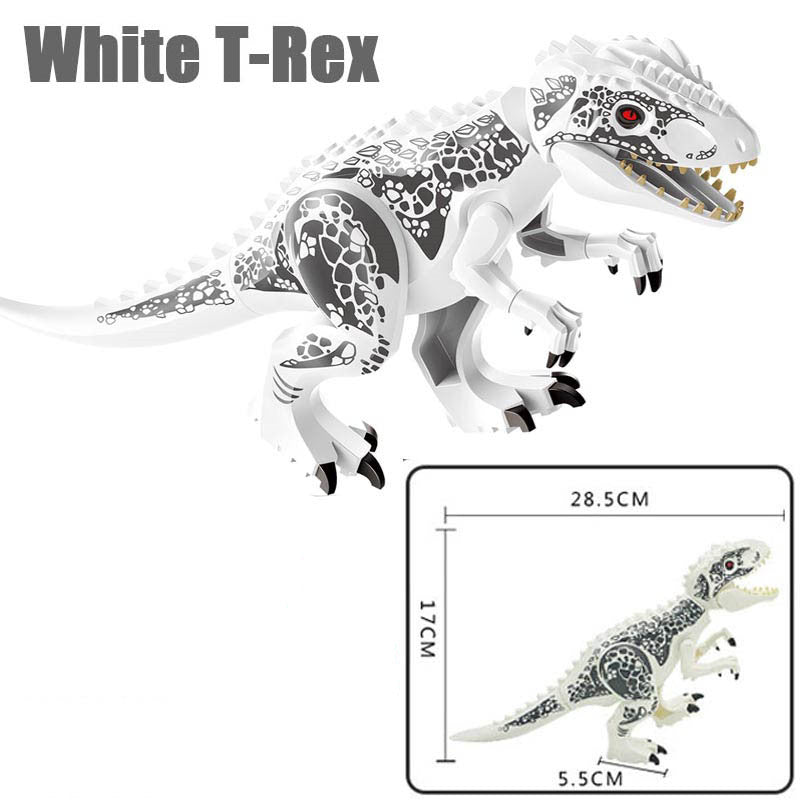 Jurassic Colorful Dinosaur Building Blocks Children's Puzzle Assembling And Inserting Boy Toys