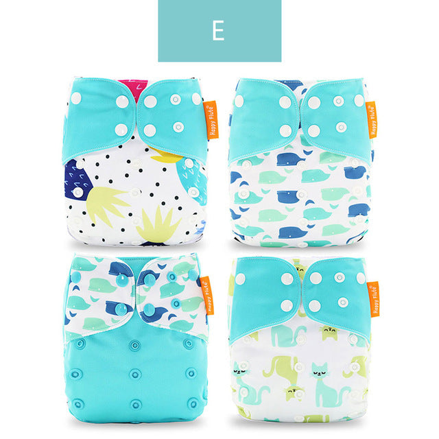 Washable Eco-friendly Cloth Diaper Ecological Adjustable Nappy Reusable Diaper