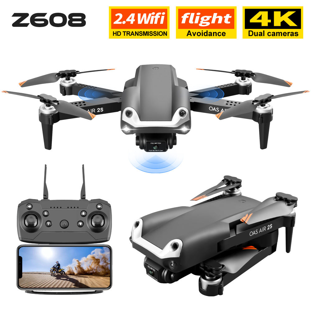 UAV Folding Four Axis 4K High Definition Dual Camera Aerial Model