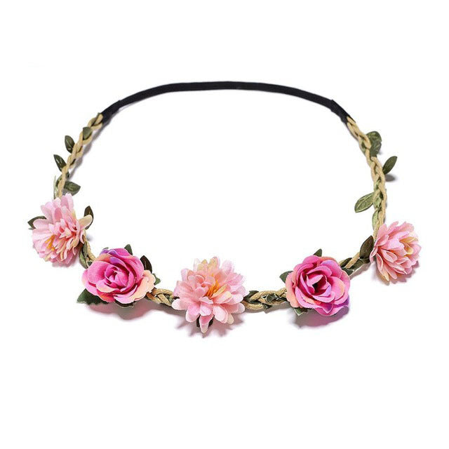 Small Gesang Flower Rose Headband